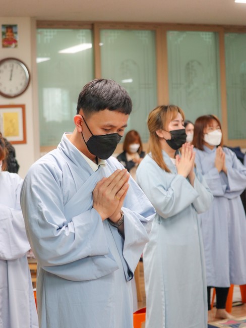 The Vesak great ceremony at Duoc Su Temple, Incheon City, South Korea
